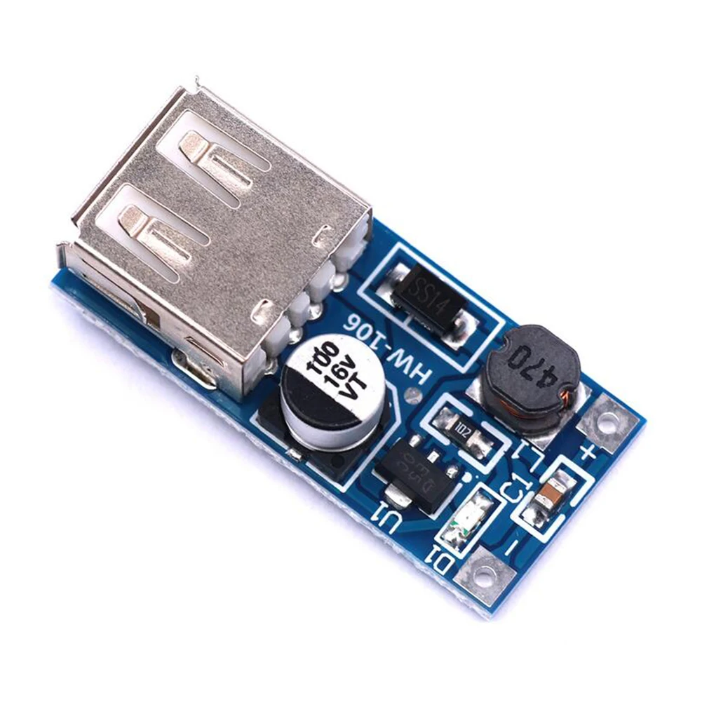 DC-DC USB Voltage Converter 0.9V-5V To 5V DC-DC Boost Power Supply Module High Efficiency Step-up Power Booster Circuit Board - view 2