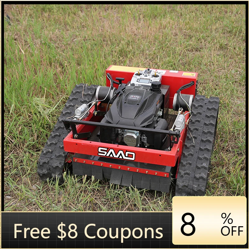 

XMSJ Lawn Mower with Remote Control Remote Control Crawler Mini Lawn Mower