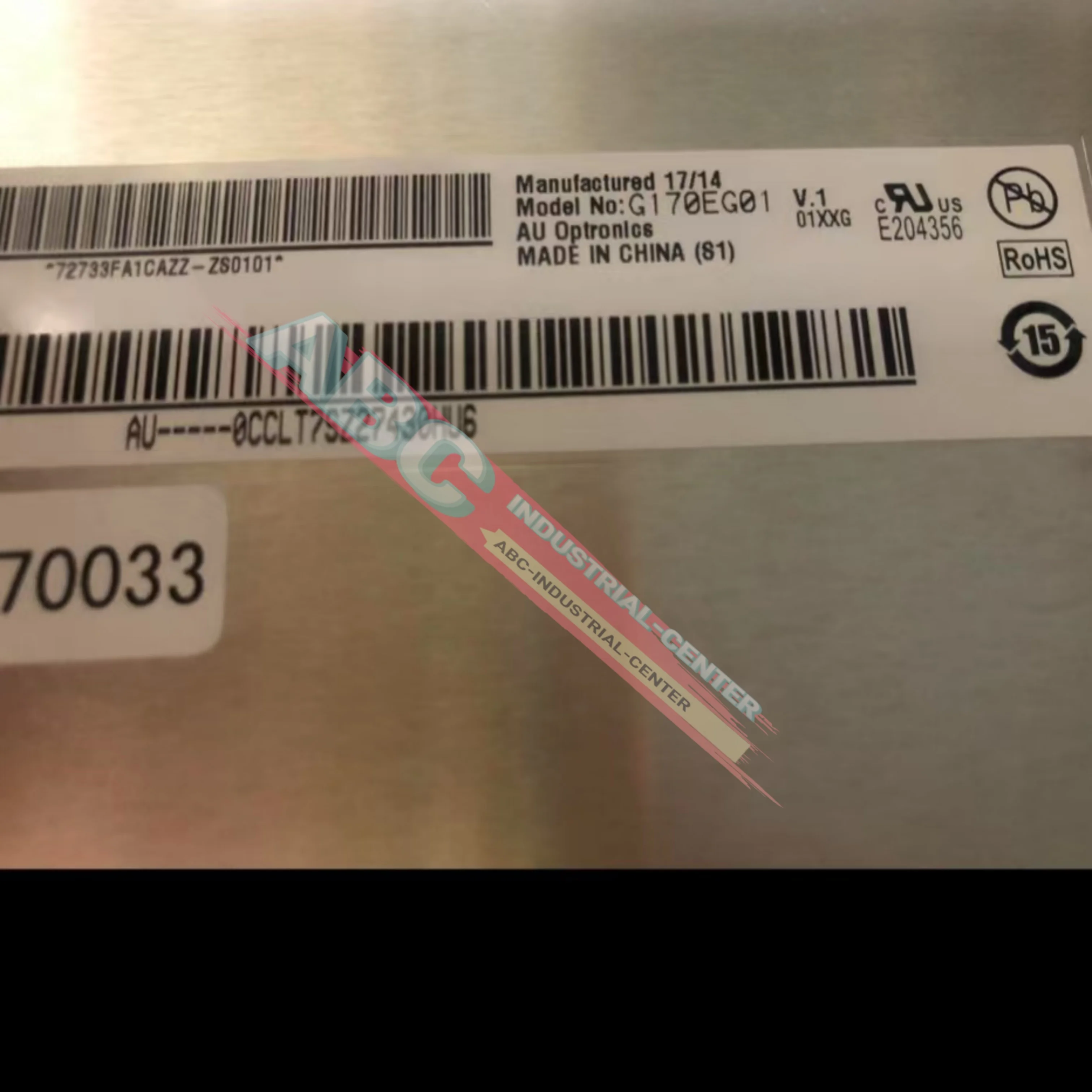 لوحة عرض LCD G170EG01 V.1 G065VN01 V2 العلامة التجارية الجديدة