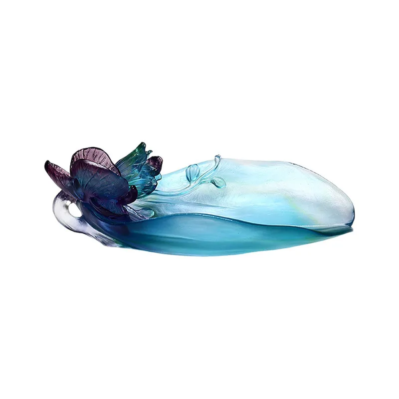 

Ancient glass ruyi feng shui ornaments home living room office desktop shop front desk decoration housewarming opening gifts