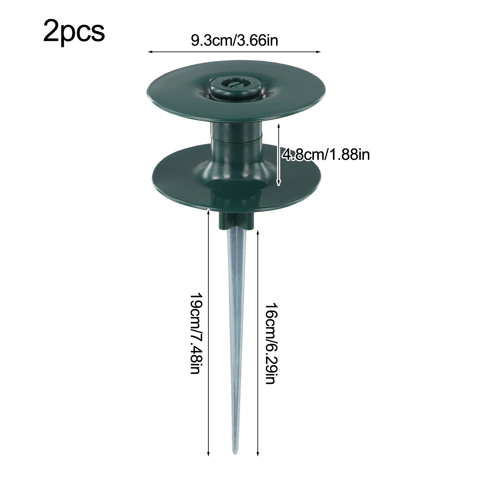 

Smooth Roller Garden Hose Guide with Resin Wheel and Zinc Spike for Easy Hose Path Navigation and Plant Protection