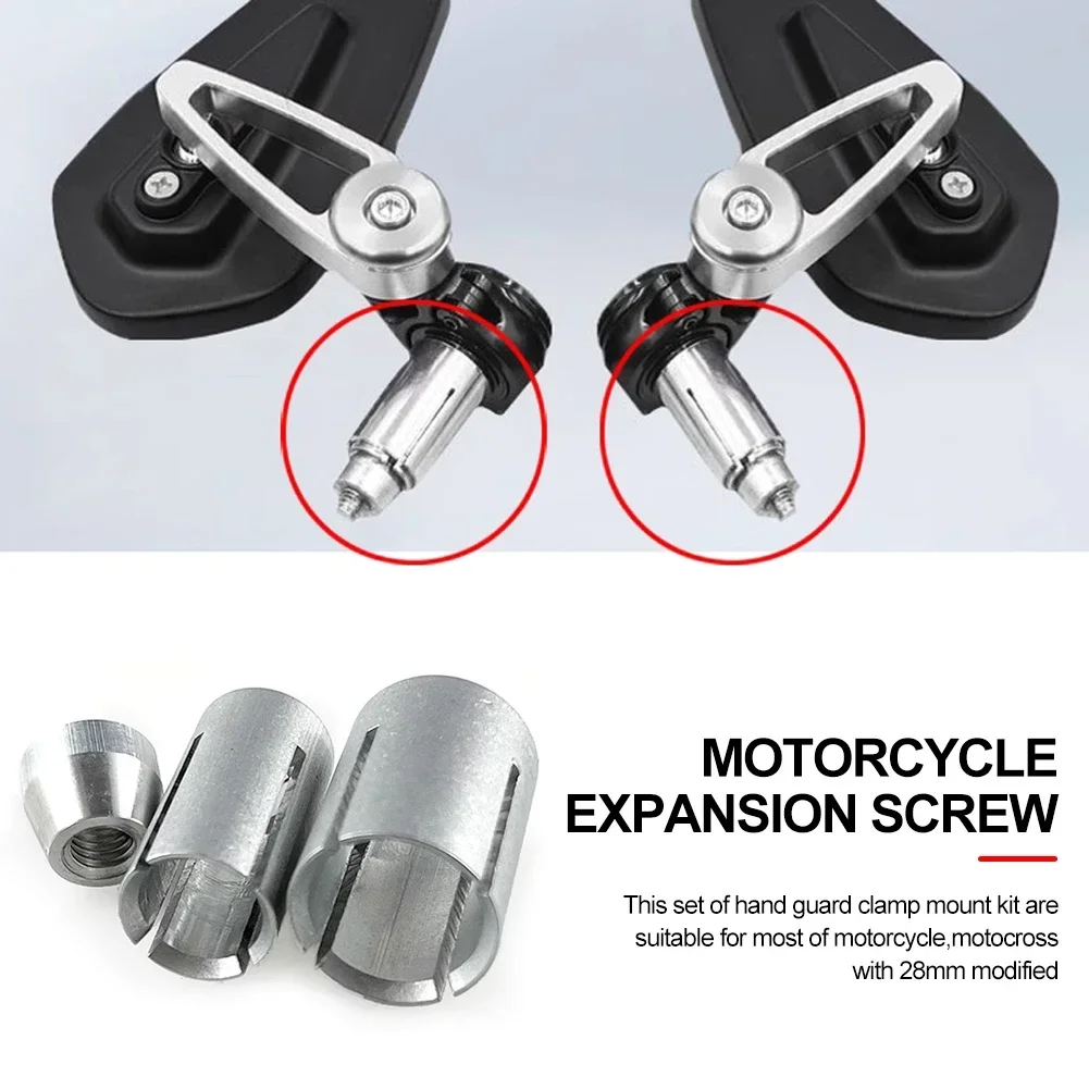 13-19mm Motorcycle Expansion Screw Handguard Handlebar End Plugs Screw Universal Handle Bar Expand Screws Accessories