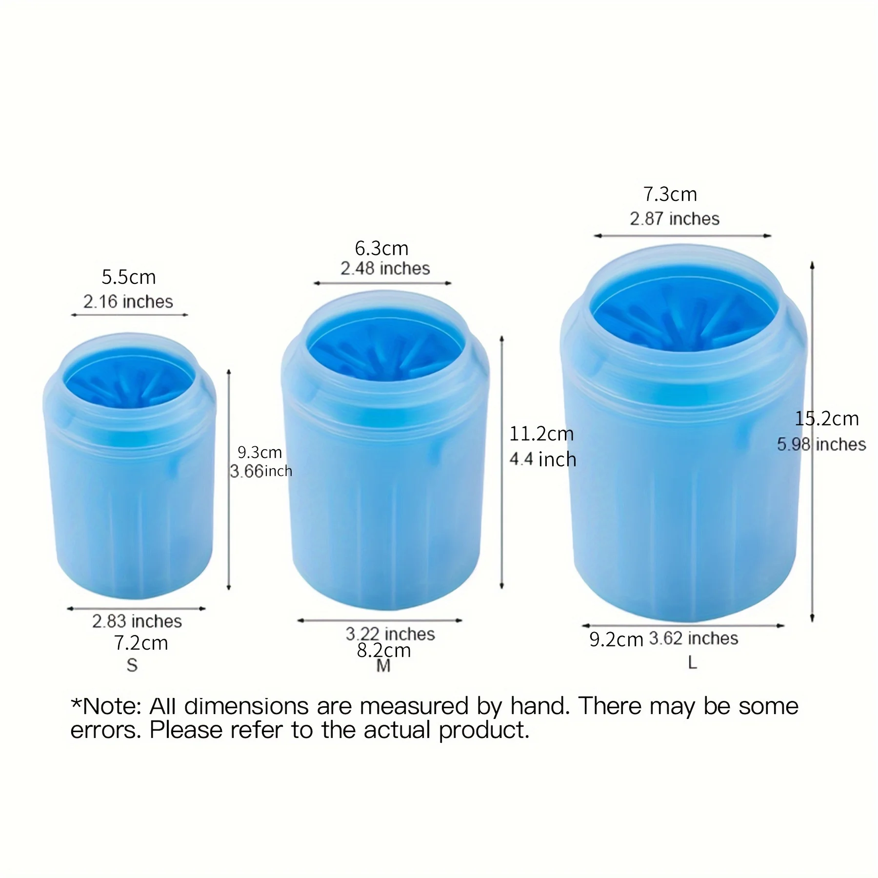 Portable Pet Foot Washing Cup Soft Silicone Paw Washing Cup for Cats Dogs Effective Pet Paw Cleaner Cup Paw Cleaning Solution