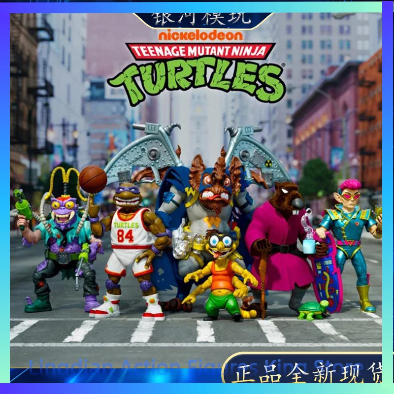 

In Stock SUPER7 Teenage Mutant Ninja Turtles 9 Waves Donatello Splinter Bugman Action Figure Toy Collection Gift