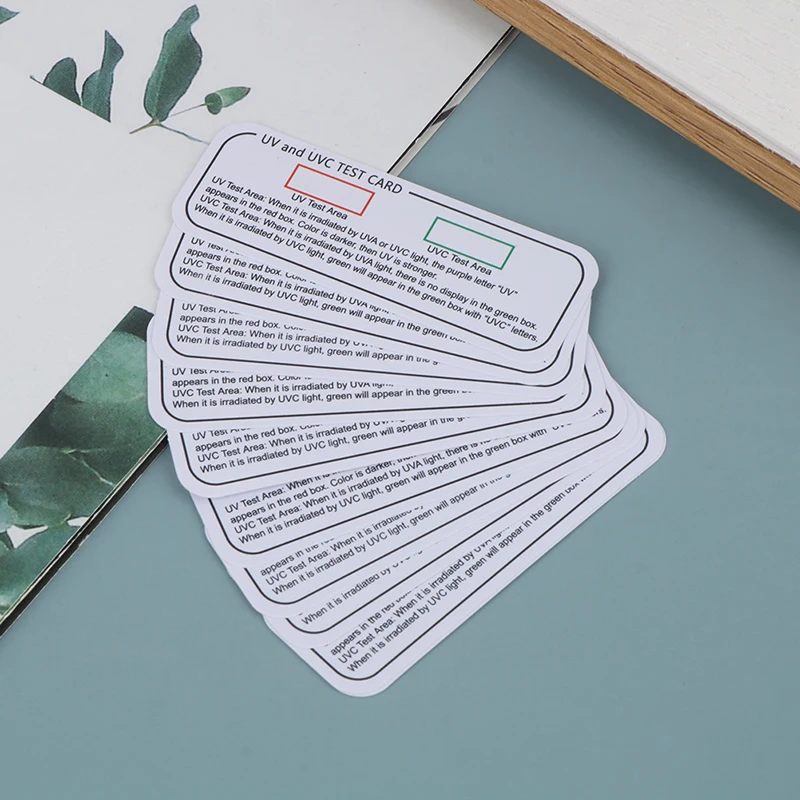 10pcs Light Test High Quality Durable Practical For Aliexpress Shoppers High Quality For Daily Use High Quality Cards Uva Uvc