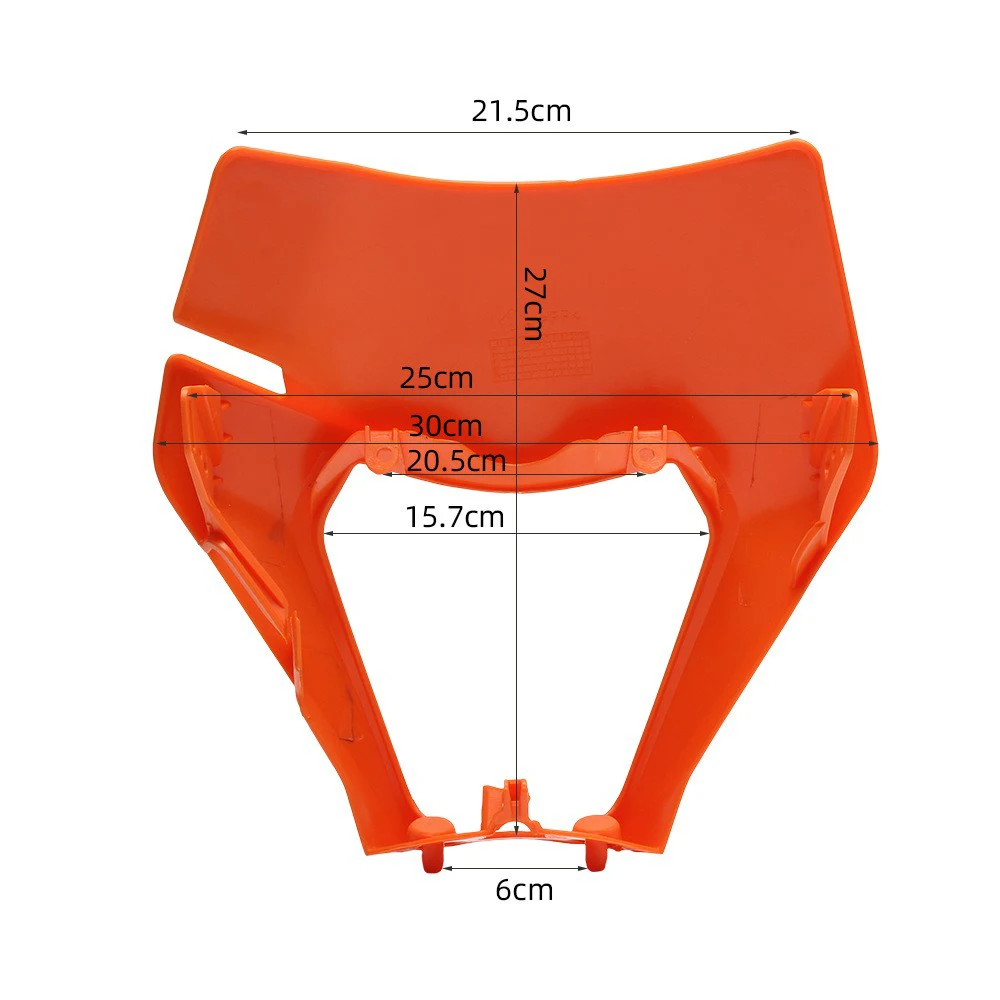

1pc Motorcycle Headlight Cover Face for KTM EXC SX EXCF XCW SMR 125 150 250 300 350 450 500 525 Off Road Motorcycle Lamp Housing