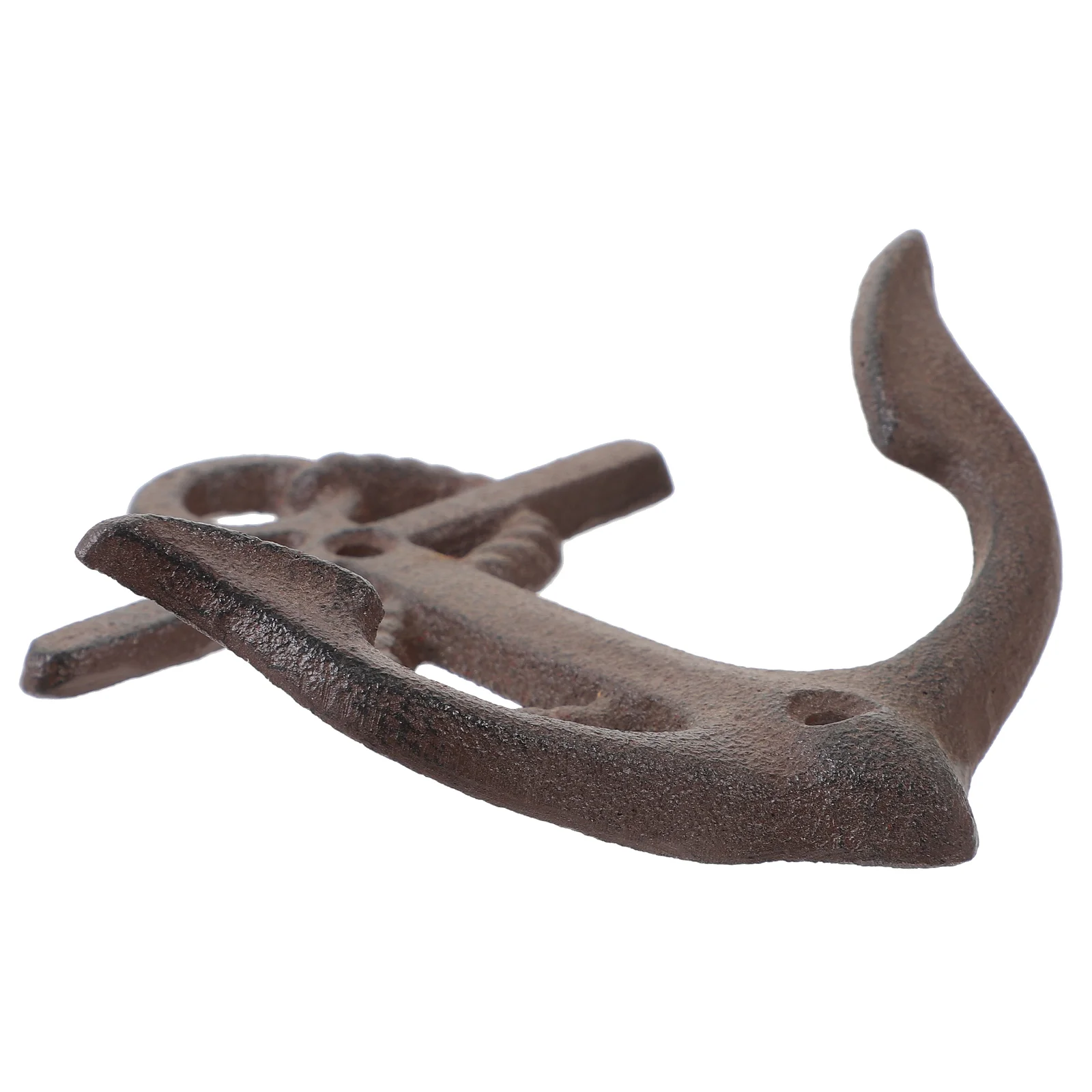 Homedecor Wall Hooks Heavy Duty Rustic Cast Iron Coat Hanger Kitchen Creative Key Anchor for