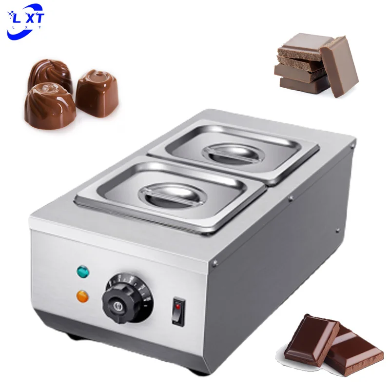 Table Top Commercial Stainless Steel Chocolate Furnaces Heating and Melting Mini Chocolate Tempering Machine