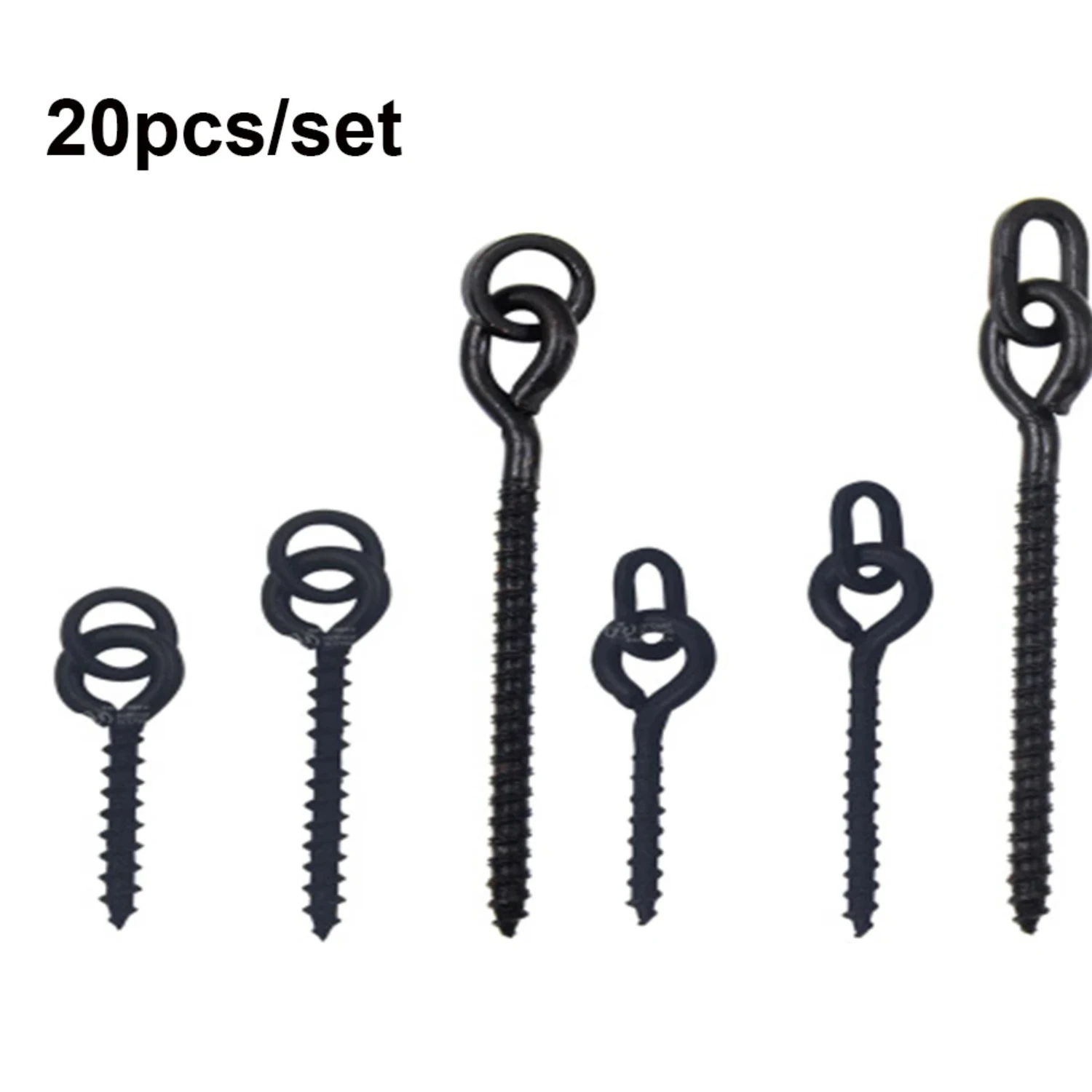 

Efficient High-Quality Carp Fishing Boilies Bait Screws - 20pcs Zig Chod Ronnie Rigs Rings Terminal Tackle for Professional Angl