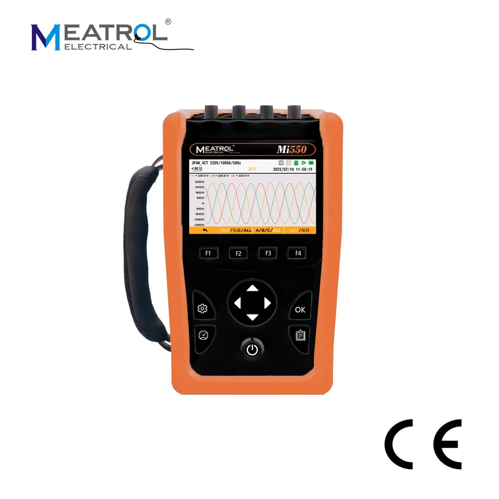 Mi550 Handheld Power Quality Analyzer with Modbus-TCP Via RJ45 Ethernet for System Integration