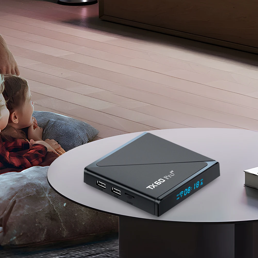 Android 16 Smart TV Box 16GB 256GB Set Top Box 14K 2.4G/5G Dual WiFi Android Box com controle remoto