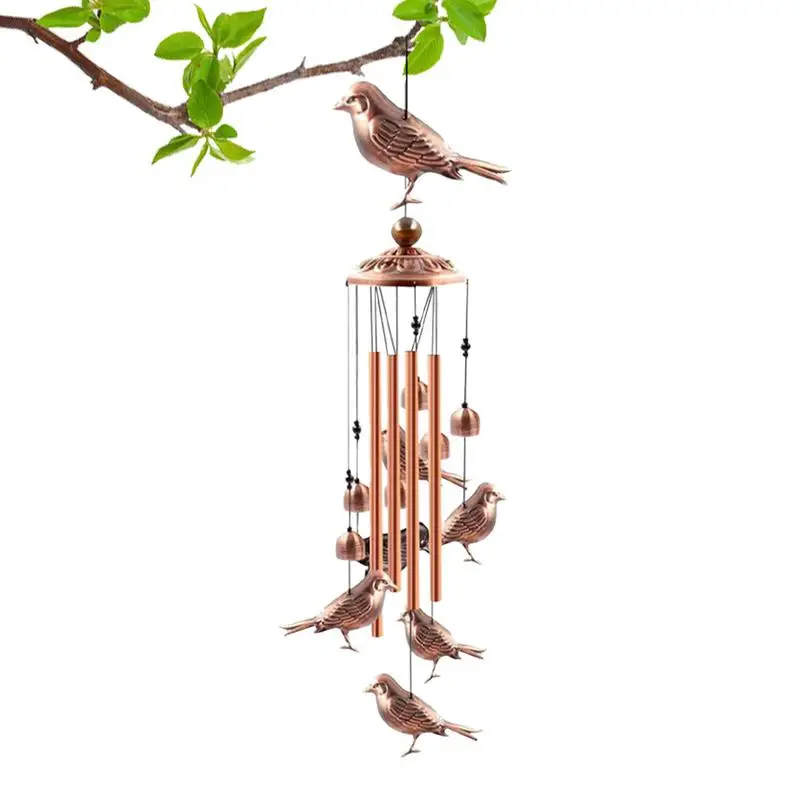 

Bird Wind Chimes Mobile Wind Chime With S Hook Music Wind Catcher For Home Room Garden Patio Backyard Porch Outdoor Decorations