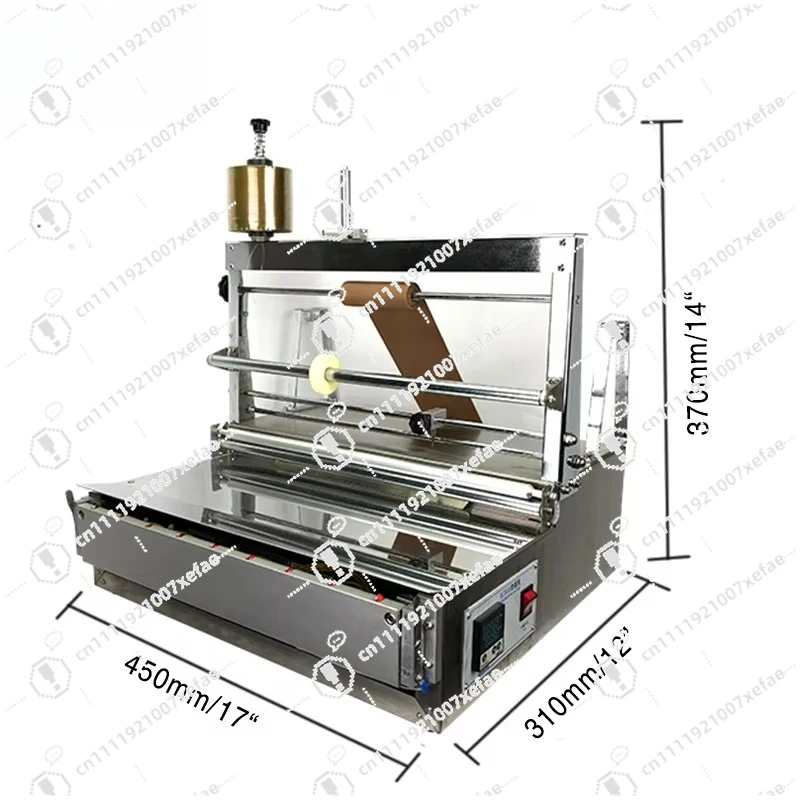 ACW-88 Semi Automatic Perfume Box Packing Machine Wooden Case Semi Automatic Plastic Film Roll Packing Machine Can Packing