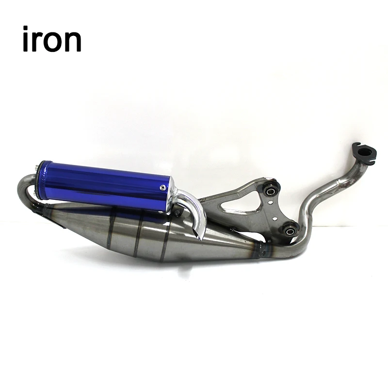 نظام العادم الخمار الأنابيب سكوتر الدراجة لهوندا DIO50 ZX50 AF34 AF35 الدراجة 50cc 2-السكتة الدماغية الدراجات البخارية العادم الأنابيب #3