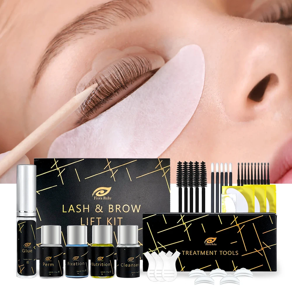 Lash Lift Kit Eyelash Perm Kit Brow Lamination Kit Luxe Lashes Lash Lift and Tint Kit Eyelashes Curling DIY Lash Extension Kit