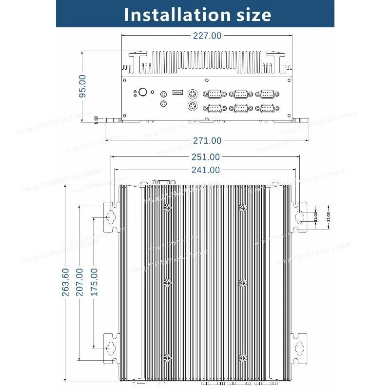 IP66 Waterproof Frame Tablet -Industrial Embedded Controller for Industrial Sewing Machines and Industrial Computer Accessories
