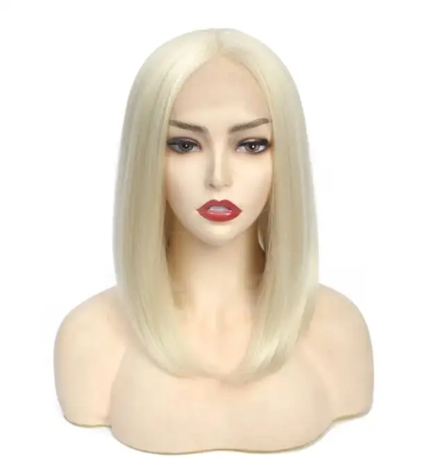 lace-front-wig-613-honey-blonde-colored-synthetic-short-bob-wigs-for-women