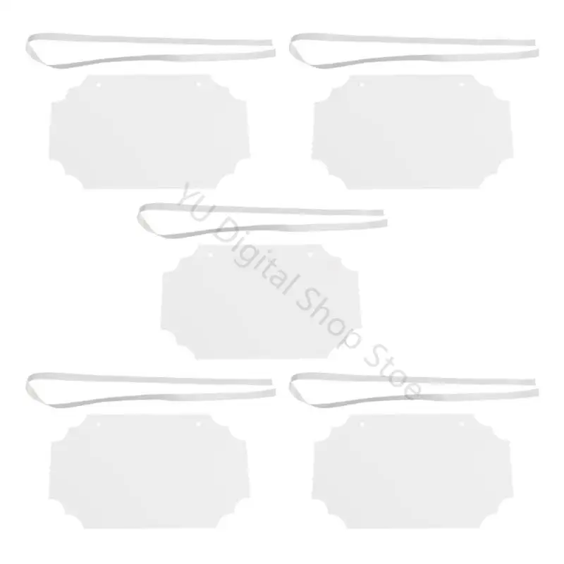 96BA Bemalbare Sitzschilder zum Aufhängen aus transparentem Acryl zum Selbermachen von Hochzeitsbotschaften und Namen – Detail 9