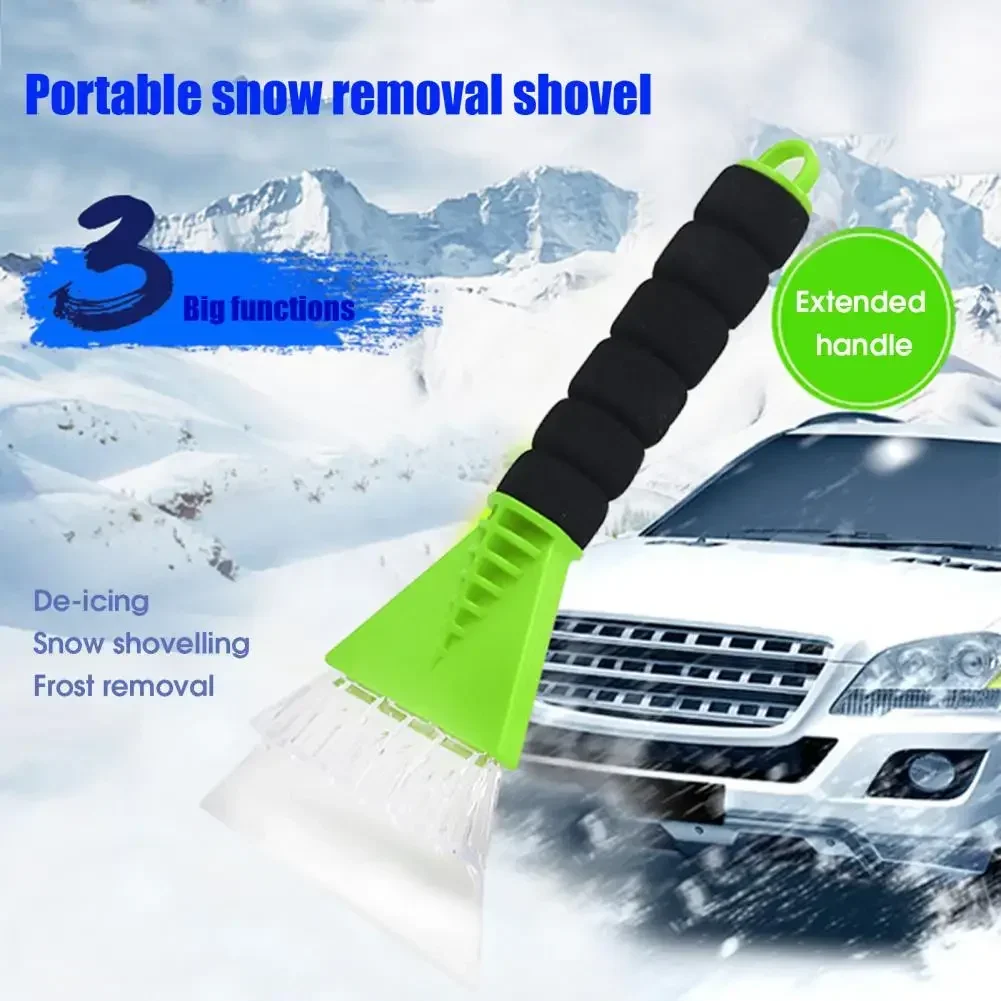 

Car Snow Removal Tool Winter Snow Scraper, Car Snow Shovel Does Not Damage Car Paint, Portable De-icing, Defrost Shovel,