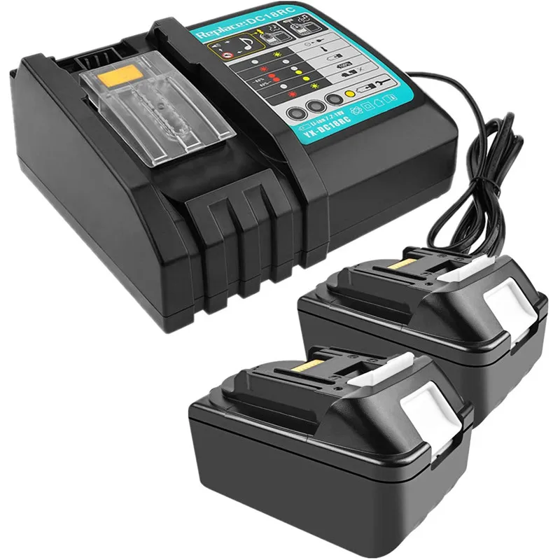 DC18RC Li-Ion Battery Charger 3A Charging For Makita 14.4V 18V Bl1830 Bl1430 Dc18Ra Electric Power DC18Rct Charger USB Prot