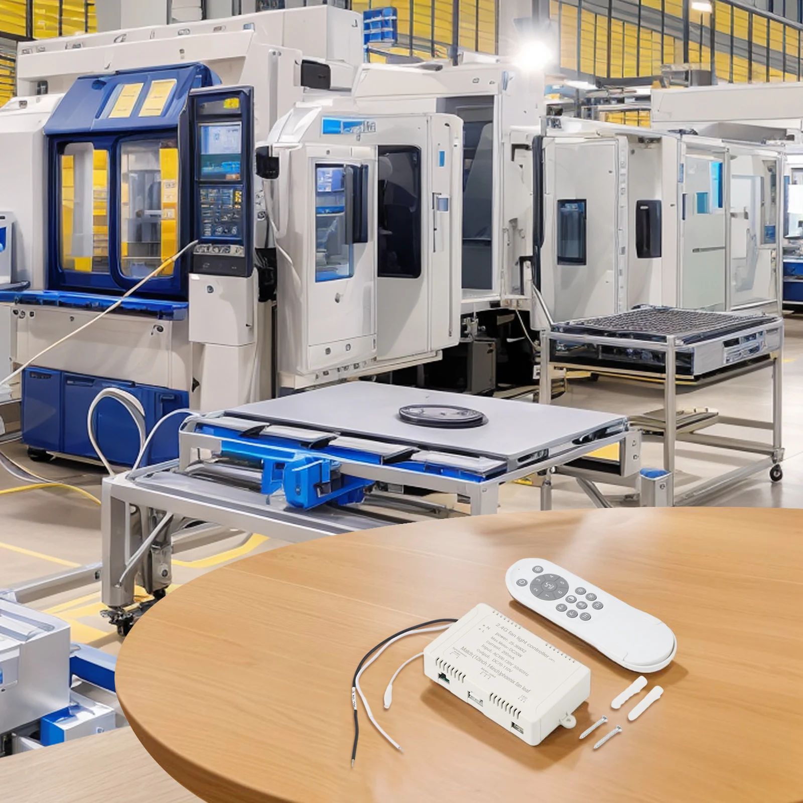 

Контроллер затемнения окружающего освещения Низковольтный вентилятор Диммер света Белый Работа низкого напряжения Подходит для различных условий эксплуатации