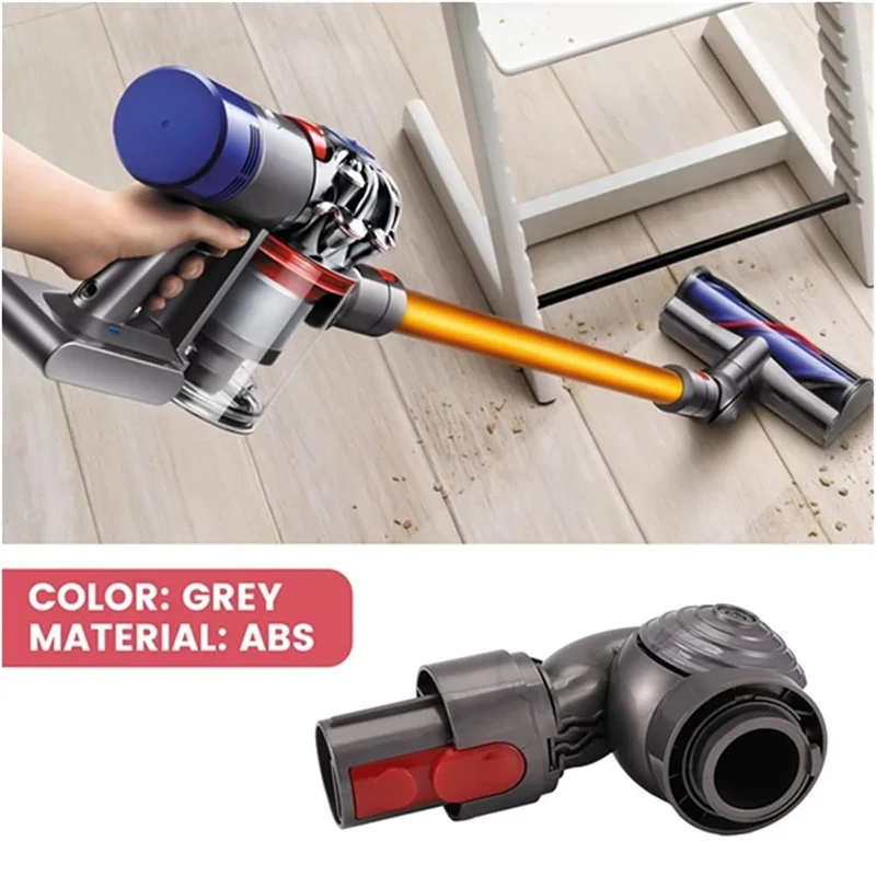 

INLIG-Direct Drive Suction Head Joint Connector Adapter Set For Dyson V7 V8 V10 V11 Vacuum With Ball Wheels Side Cover