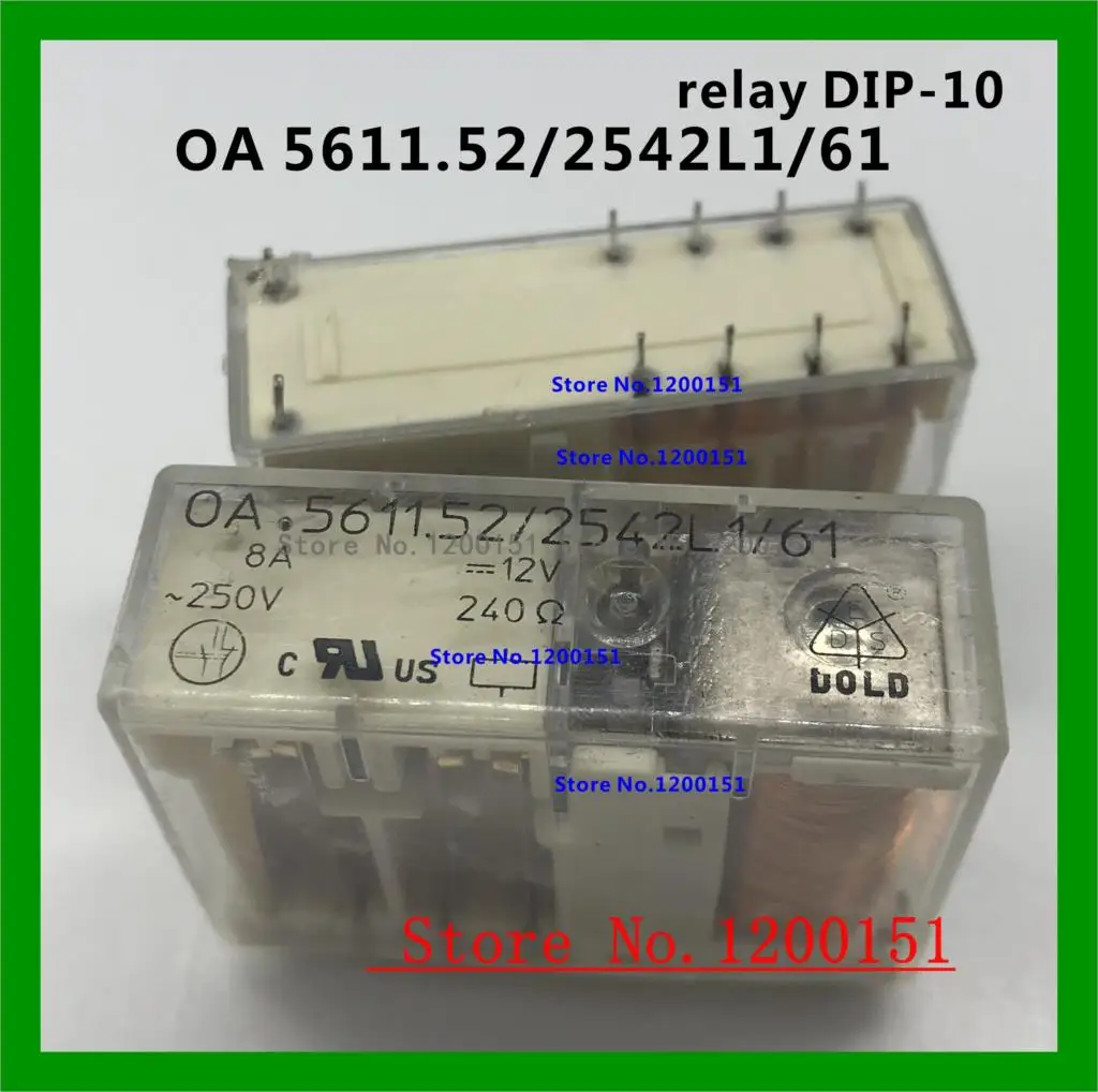 5611.52/2542L1/61 12VDC relay DIP-10