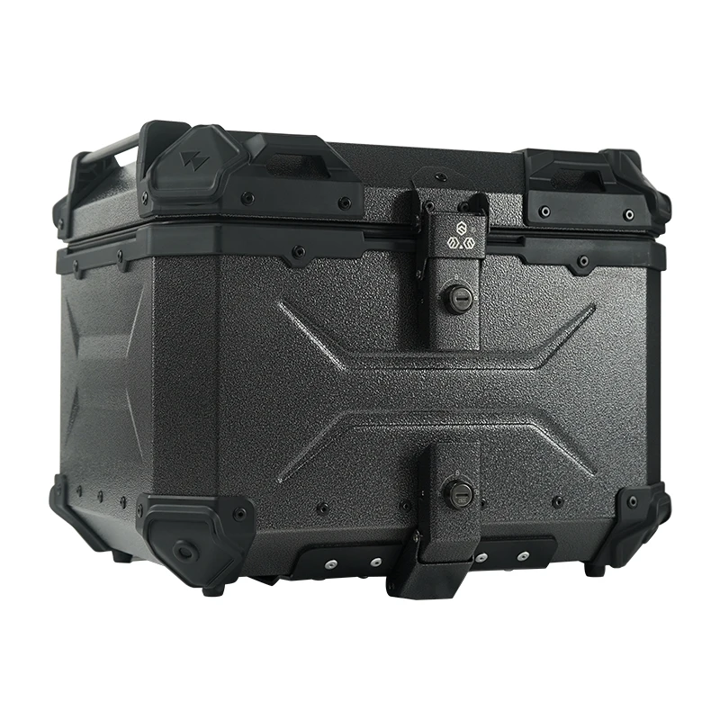 

Factory Hot Selling 45L F2-MOTO Motorcycle Tailbox Aluminum Alloy Top Box Large Capacity Locomotive Tailbox