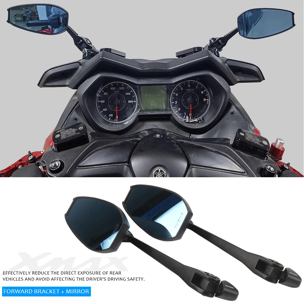 

Motorcycle Accessories Forward Moving Bracket Kit Rearview Mirror For YAMAHA X-MAX 300 XMAX300 X-MAX 300 X-Max300 2017-2023