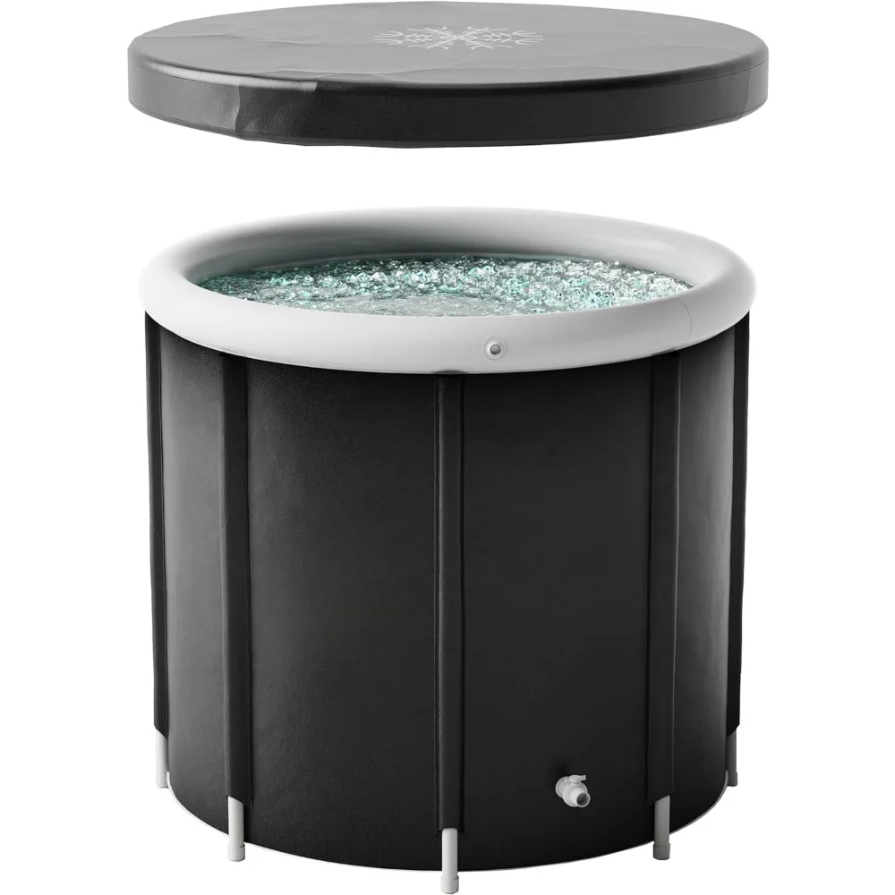 

Ice Bath - Large Cold Plunge Tub - 4 Insulating Layers - Portable Outdoor Ice Tub Durable and Leak Proof Ice Hood Included