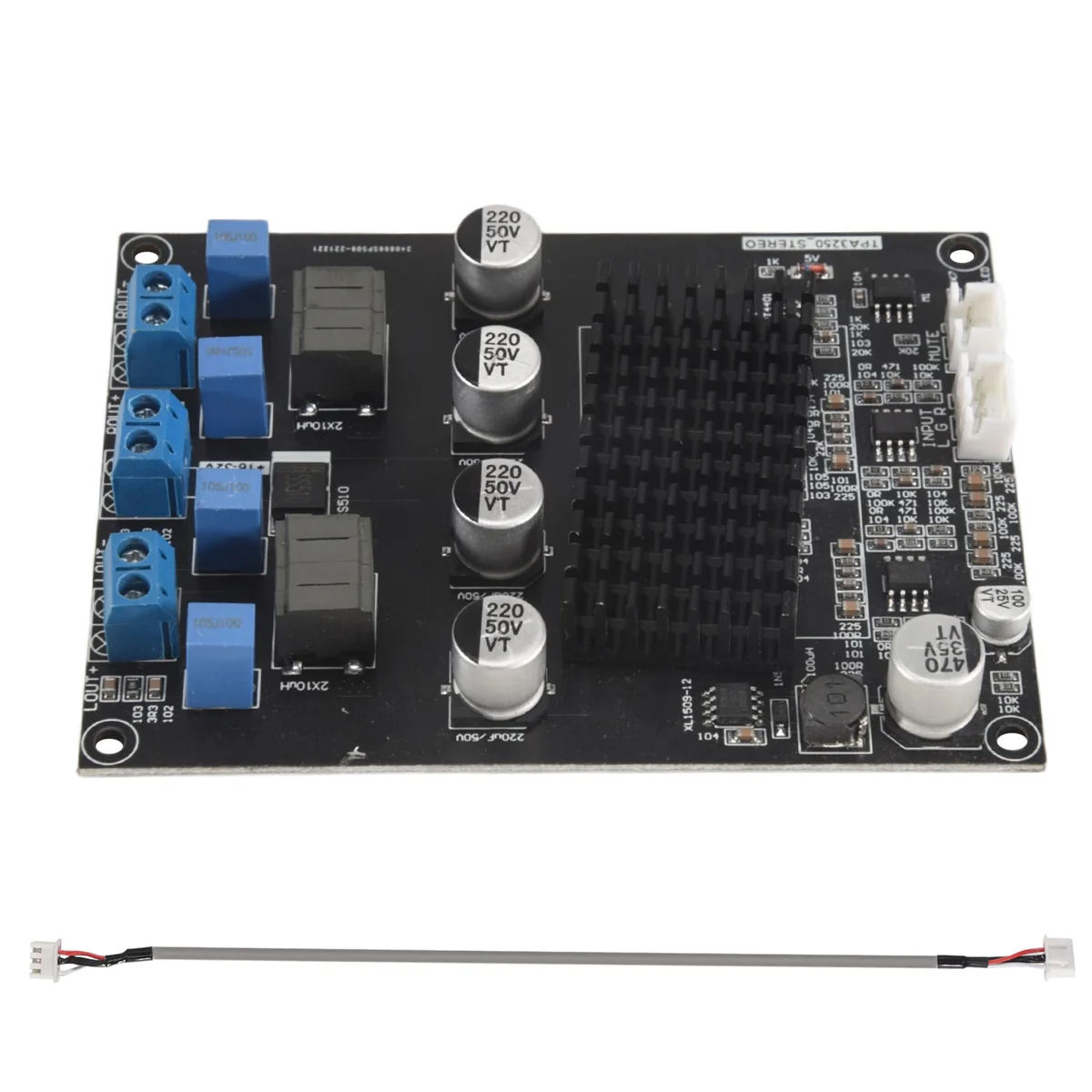 A51I TPA3250 Scheda amplificatore digitale 130Wx2 Scheda amplificatore audio in classe D ad alta potenza 4A 32V con cavo schermato XH2.54mm-3P