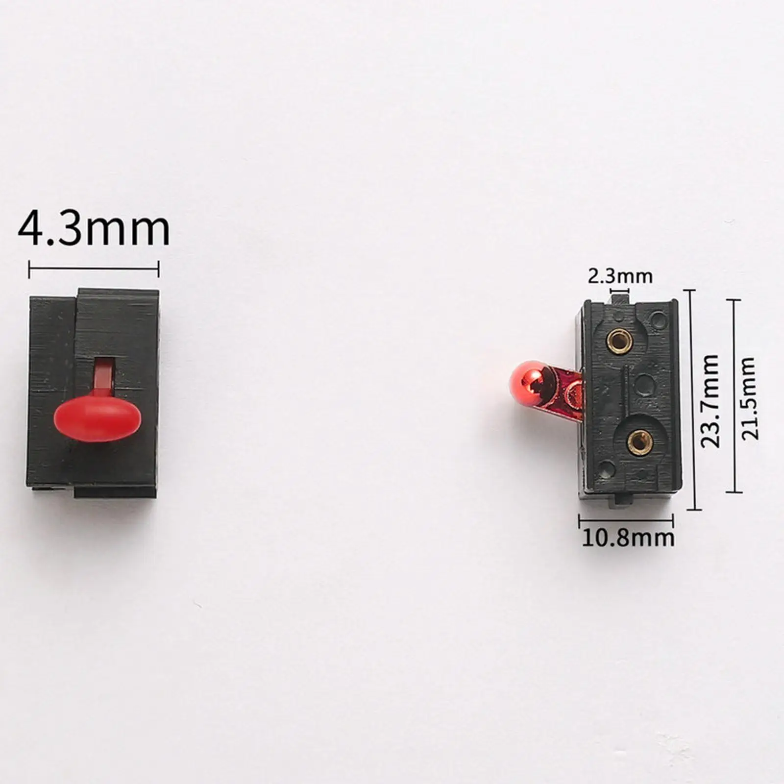 2x ユニバーサルバリカン電源スイッチレッドハンドル銅接点