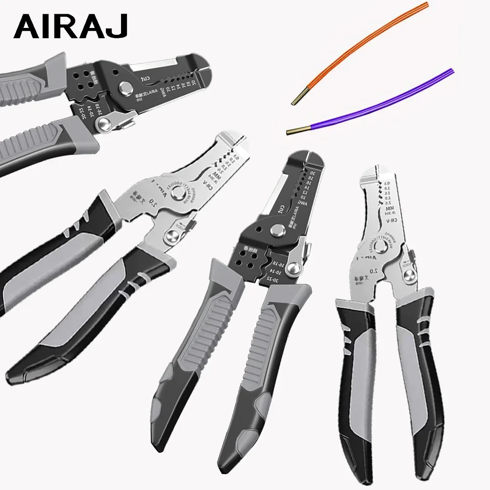 Stripping Pliers, Electrician Specific Wire Cutting Pliers, Multifunctional Handheld Branching and Crimping Pliers