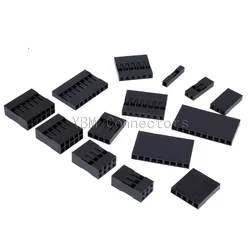 50PCS Dupont Plastic Shell 2.54mm Double Row Dupont Connector 2P/3P/4P/5P/6P/7P/8P/9P/10P 2*4pin/2*5pin Housing