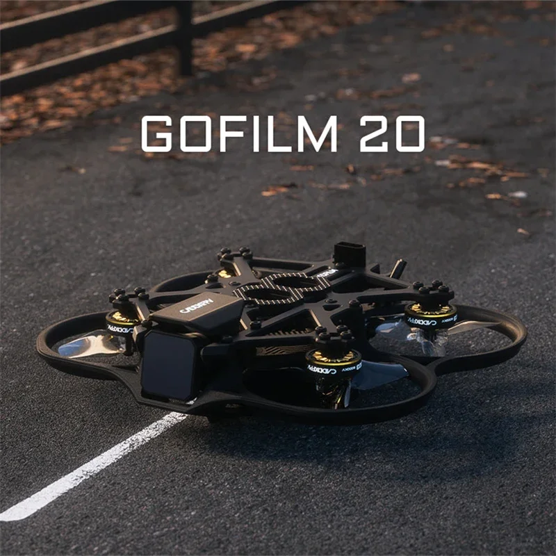 

CADDXFPV Gofilm 20 2-дюймовый 4K Starlight FPV Дрон F450HD ELRS AIO Moonlight Kit 1303 6000KV 4S