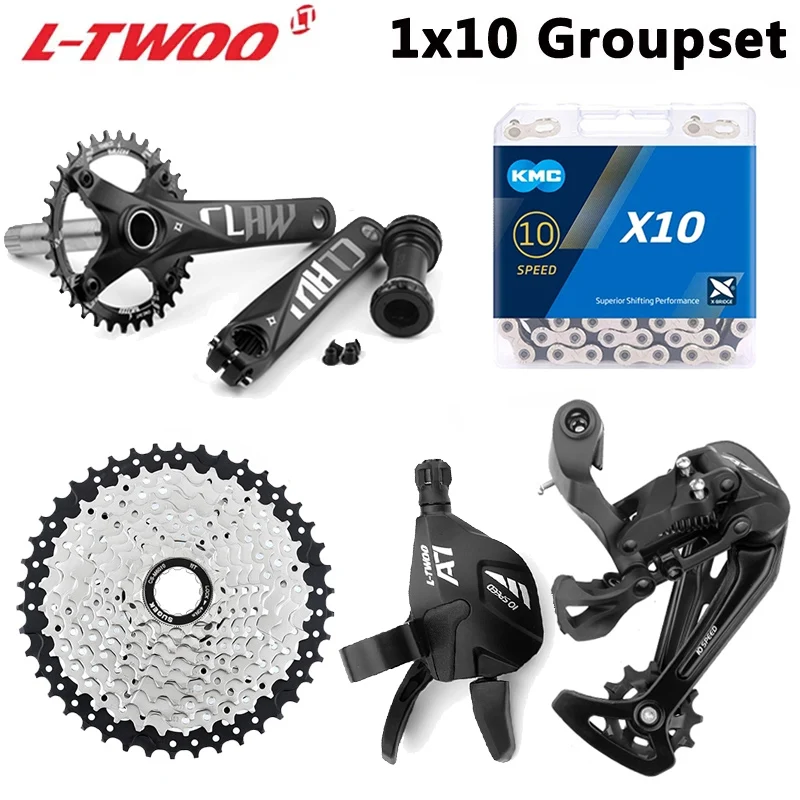 1x10 Speed LTWOO A7 MTB Bike Groupset Shifter Derailleur X10 Chain 10V Cassette 170/175mm Crankset 10S 7 Kit for DEORE M4100