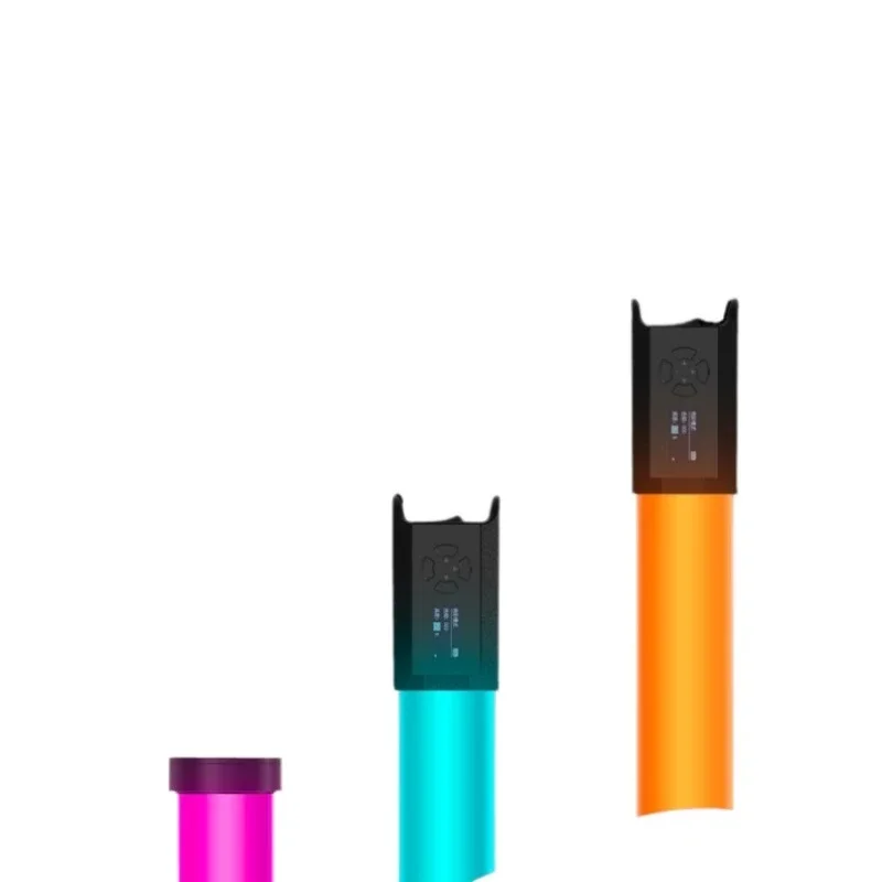 مصباح ثلج محمول باليد RGB بالألوان الكاملة، صورة فيديو محمولة