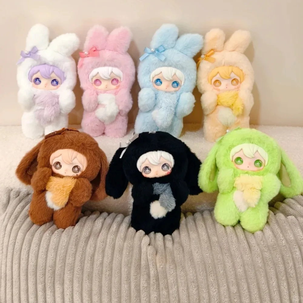 

Genuine ShyShy Shiny Little Rabbit Series Blind Box Cute Vinyl Plush Doll Anime Mystery Box Bag Pendant Keychain Surprise Gift