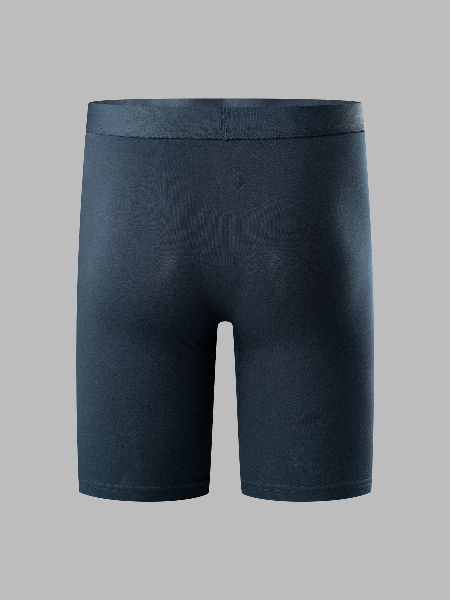 Norcotton 6-Pack Men's Extended Boxer Briefs, Solid Color, Simple Style, Front Crotch Side Opening Design, Suitable for Home Leisure and Daily Commuting Wear
