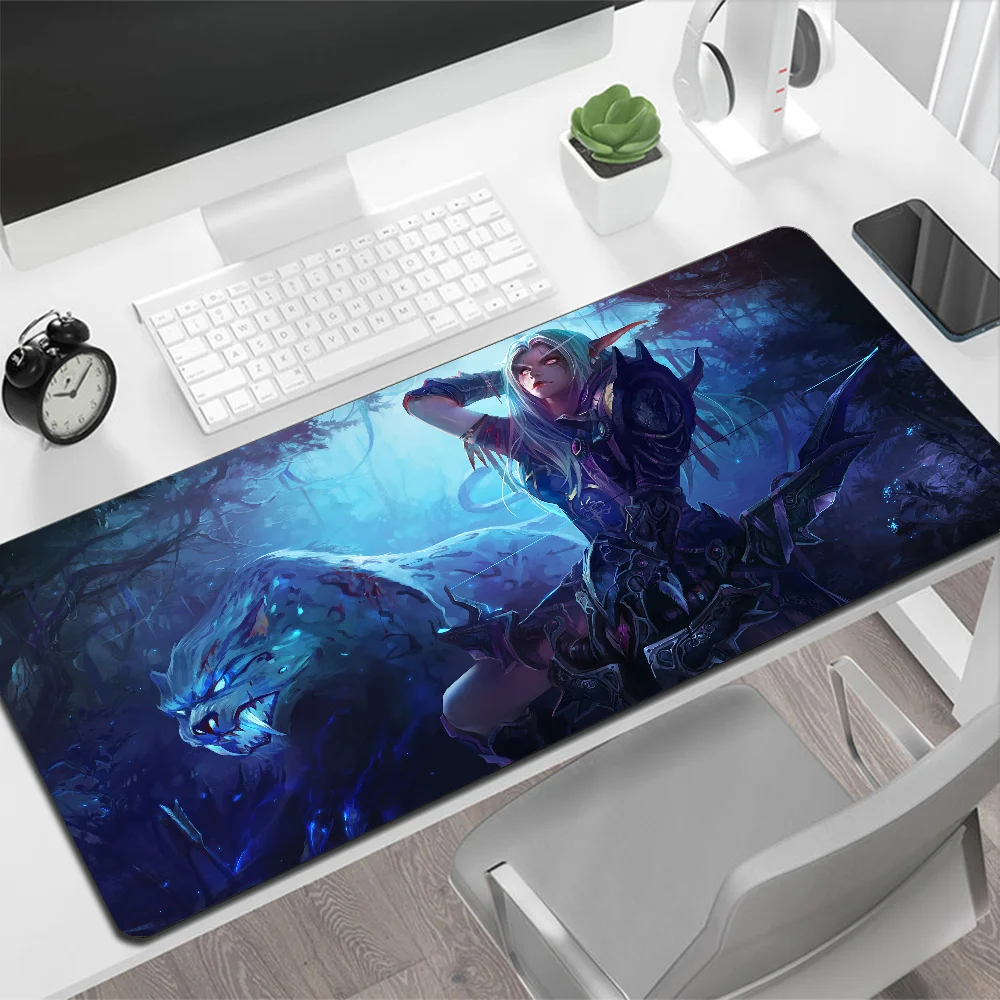 World of Warcraft Sylvanas Large Mouse Pad Gaming Mouse Pad PC Gamer Computer Mouse Mat Big Mousepad Keyboard Desk Mat Mause Pad