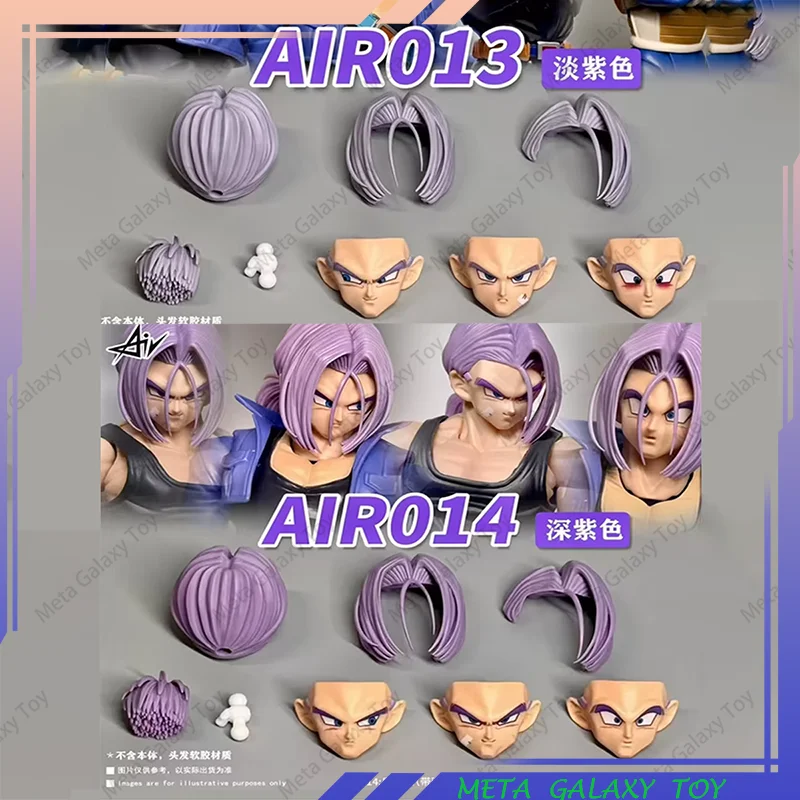 New Original Air SHF Dragon Ball Trunks Head Accessories Air013 Air014 Air015 Anime Collection Figures Model Custom Toys Gifts