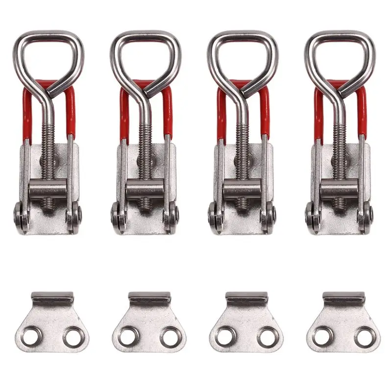 

PZHI-4PCS Регулируемый металлический зажим-фиксатор для ящика для инструментов, быстросъемный, противоскользящий, нажимной, для инструментов