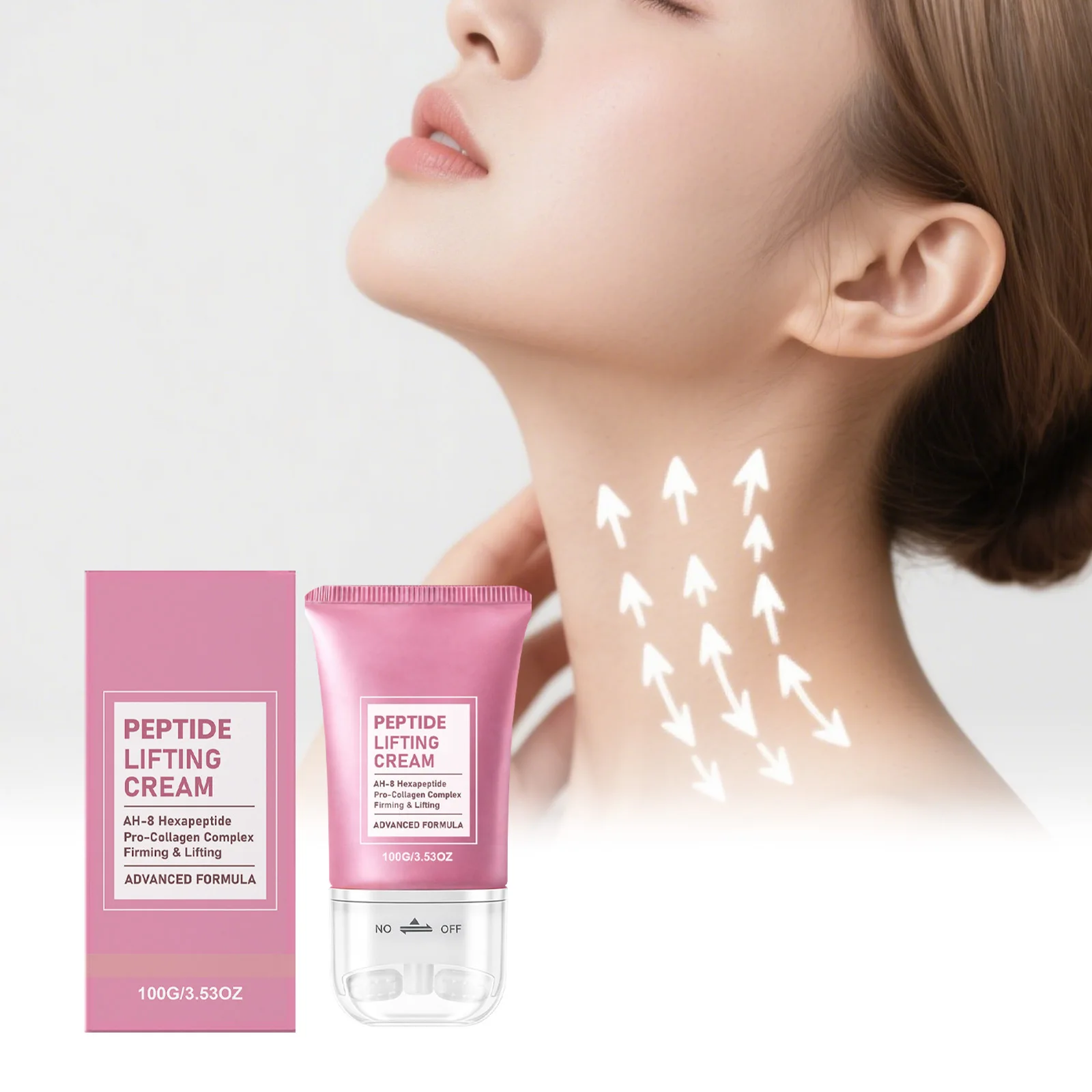 Collagen Peptide Neck Firming Cream Smooth Neck Wrinkles Firm Skin Deep Boost Skins Elasticity Brighten Dull Neck Lifting Cream