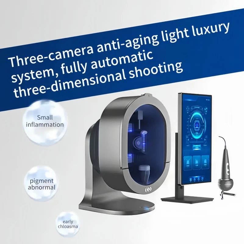 Professional 3D Facial S5 Camera Scanner UV Skin and Hair Analysis Measuring Machine Digital Facial Scanner Skin Analyzer