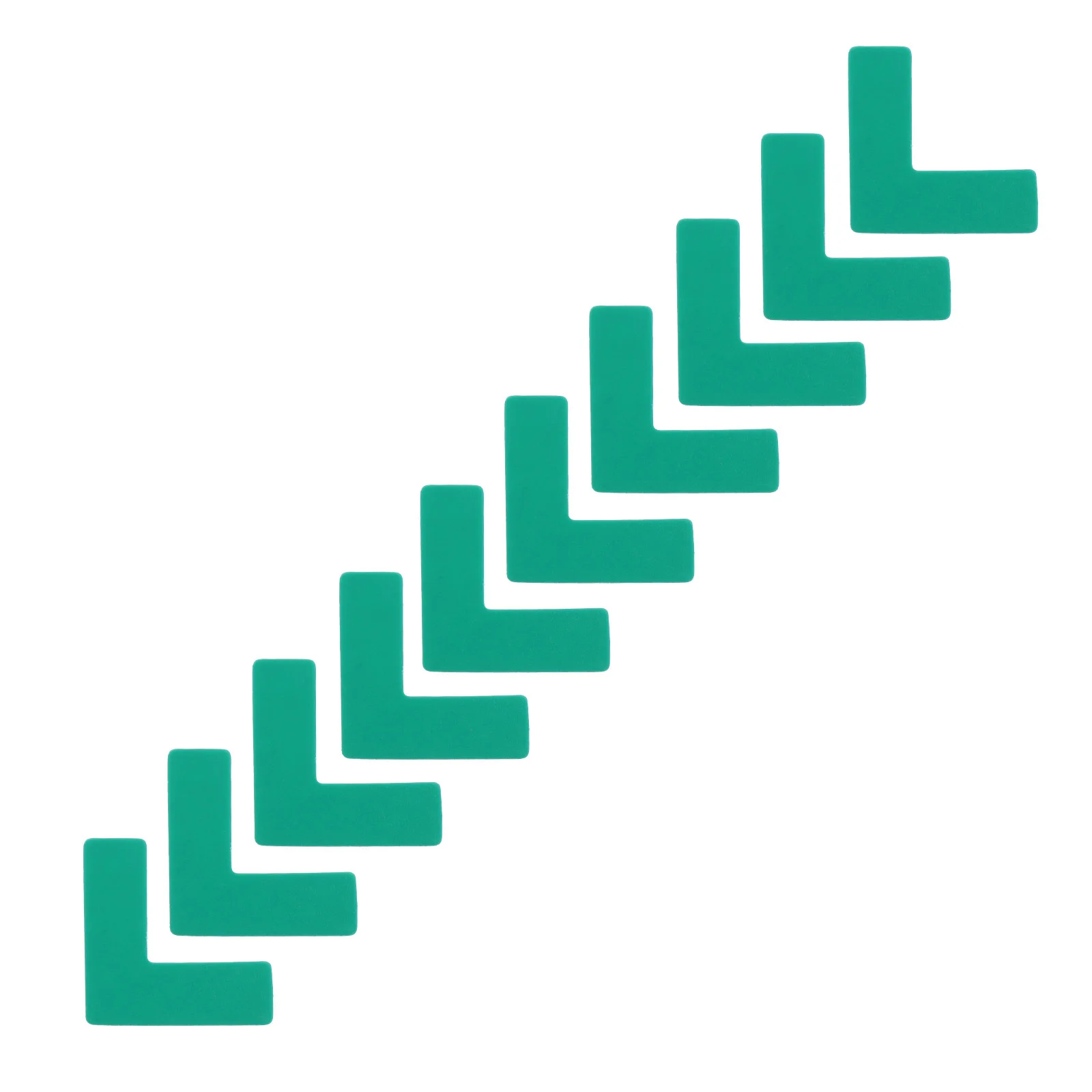 

100 шт., предупреждающие знаки позиционирования, наклейки, съемные напольные наклейки для социальных дистанциклов, магазинов, продуктов, больниц, в помещении и на открытом воздухе