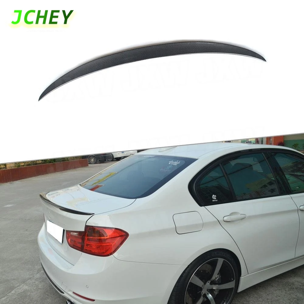 

JCHEY Carbon Fiber Rear Spoiler Boot Trim Wings for BMW 3 Series F30 F80 M3 320i 328i 335i 326D 2012-2018 FRP Body Kits