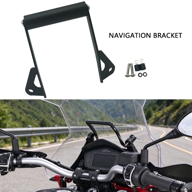 Motorcycle Multifunctional Cross Bar Holder Holder Navigation Plate Bracket For V85TT V85 TT 2019 2020 2021 2023 2024