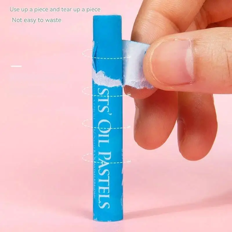 ألوان الباستيل الزيتية الناعمة للفنانين، مجموعة احترافية مكونة من 12/25/48 ألوان متنوعة، لوازم رسم غير سامة قابلة للذوبان في الماء