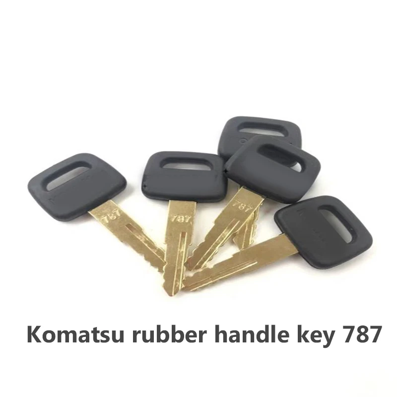 XOJOX 1PCS Excavator Parts For Komatsu PC56/60/70/110/200/220/300/450 787KEY Excavator Lgnition Key