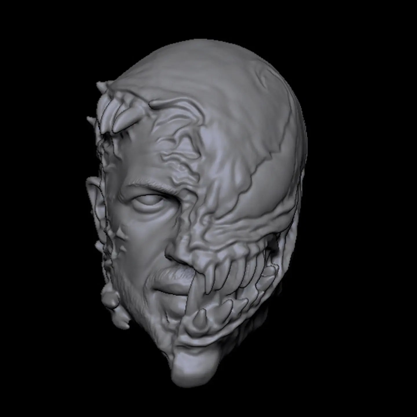 

HL023 DIY Customized 1/18 1/12 1/10 Eddie B Tom H Unpainted Head Sculpt for 3.75" 6" 7" Figure SHF ML Mafex Mez NECA Mcf